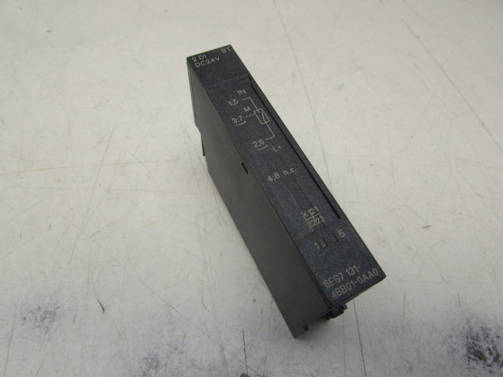 SIEMENS 6ES7131-4BB01-0AA0 DIGITAL INPUT MODULE 2DI 24VDC XLNT CONDITION !!