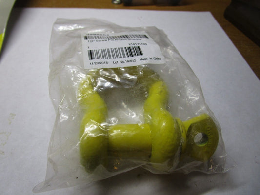 1/2" 4000 lb-WLL Screw Pin Anchor Shackle