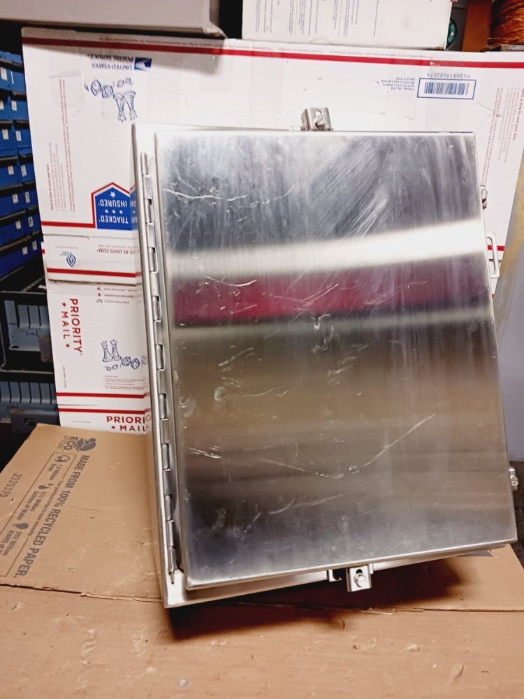 HOFFMAN A20H1608SSLP 20X16X8 STAINLESS STEAL ENCLOSURE