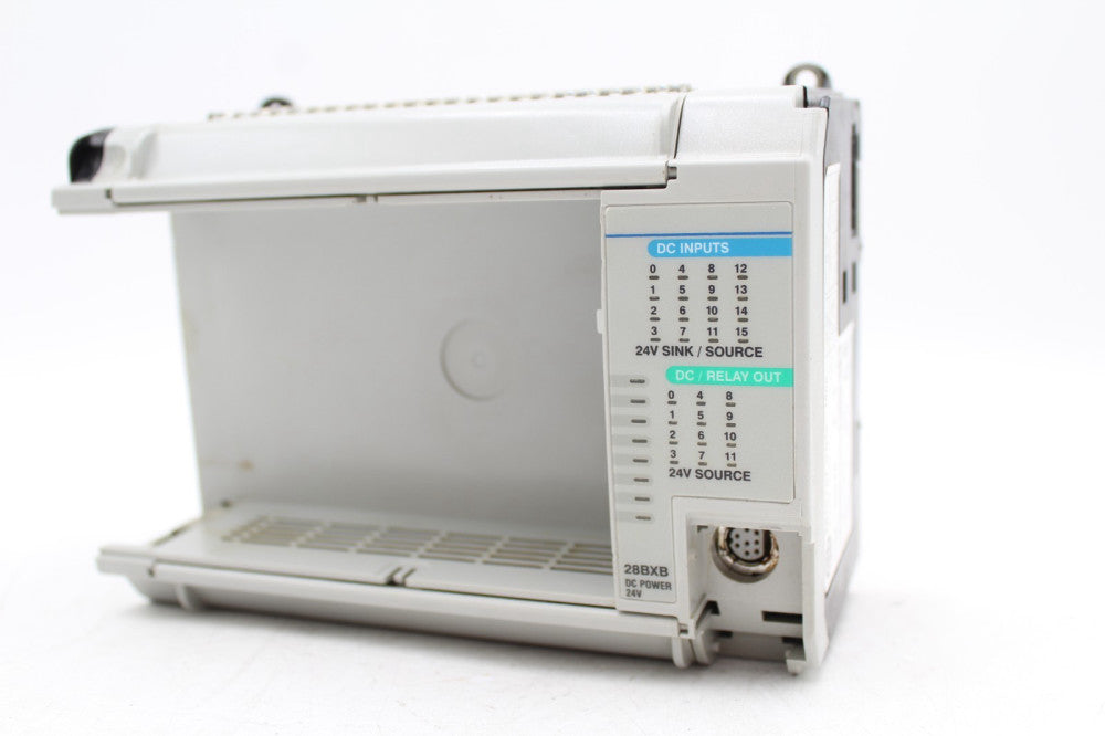 Allen-Bradley 1764-28BXB MicroLogix 1500 Base Unit (Missing Plug Cover)