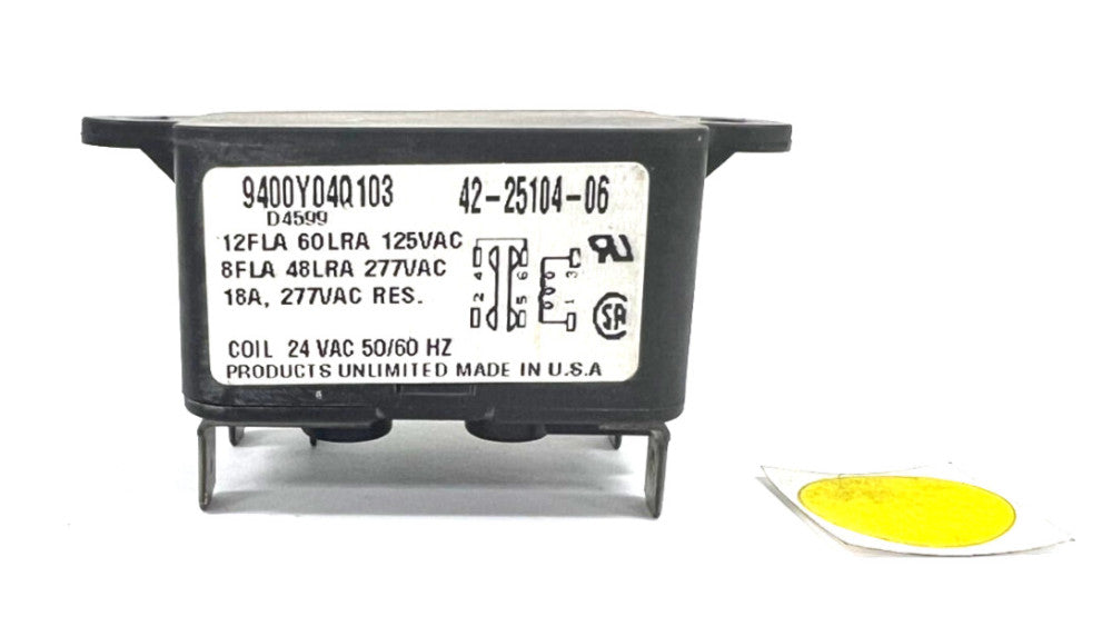 ZETTER 42-25104 RELAY SPDT PROTECH 24V 25 AMPS