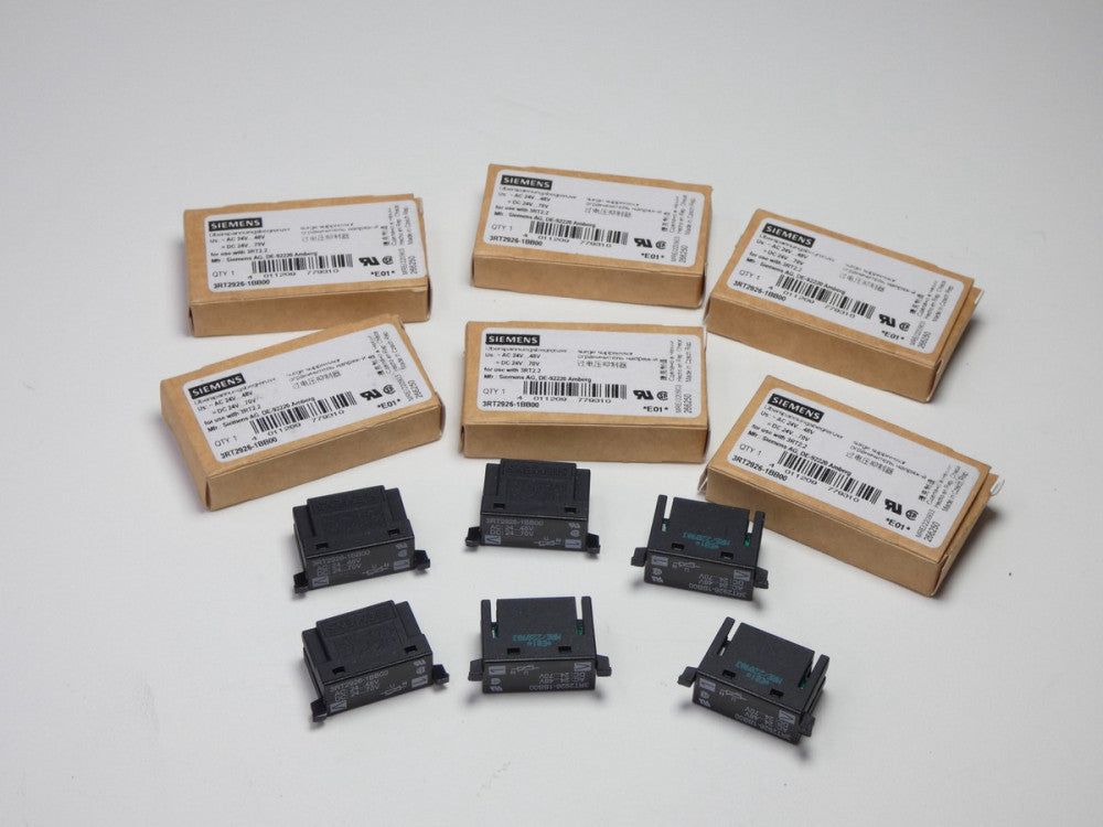 *Lot of 6* Siemens 3RT2926-1BB00 Surge Suppressor 24-48VAC 24-70VDC - NEW Sur...