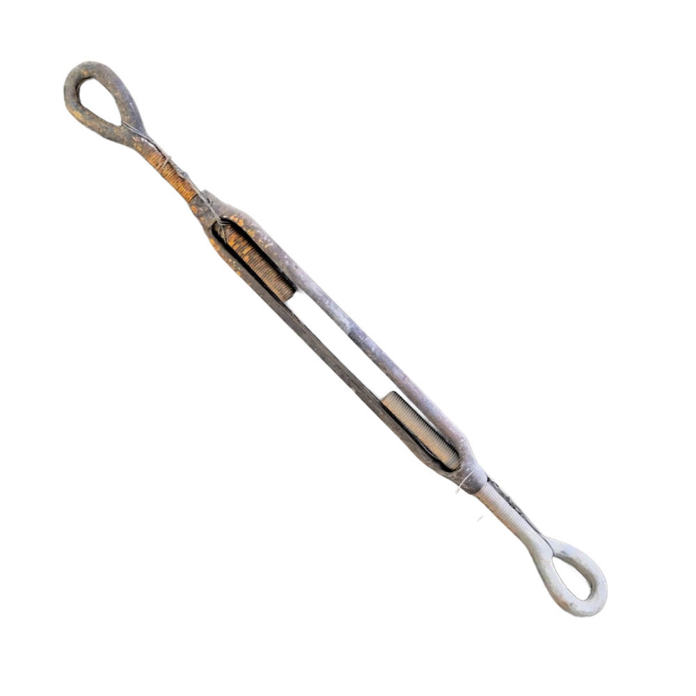 TURNBUCKLE EYE TO EYE THREAD LENGTH 10" THREAD SIZE 1"-8 32-1/2" X 51" *SEE DESC