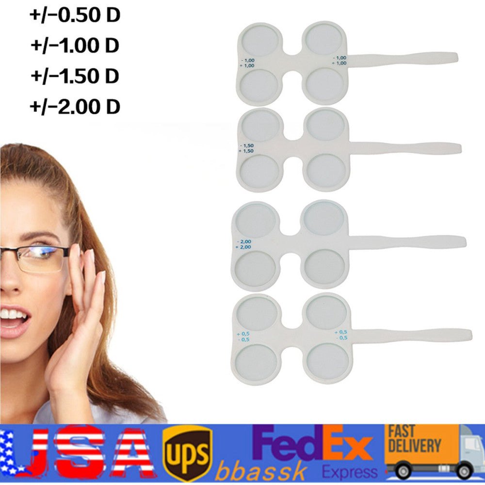 Confirmation Flipper Flipper Set 21mm 4 Units Flip Lens Set Thick Solid Lenses