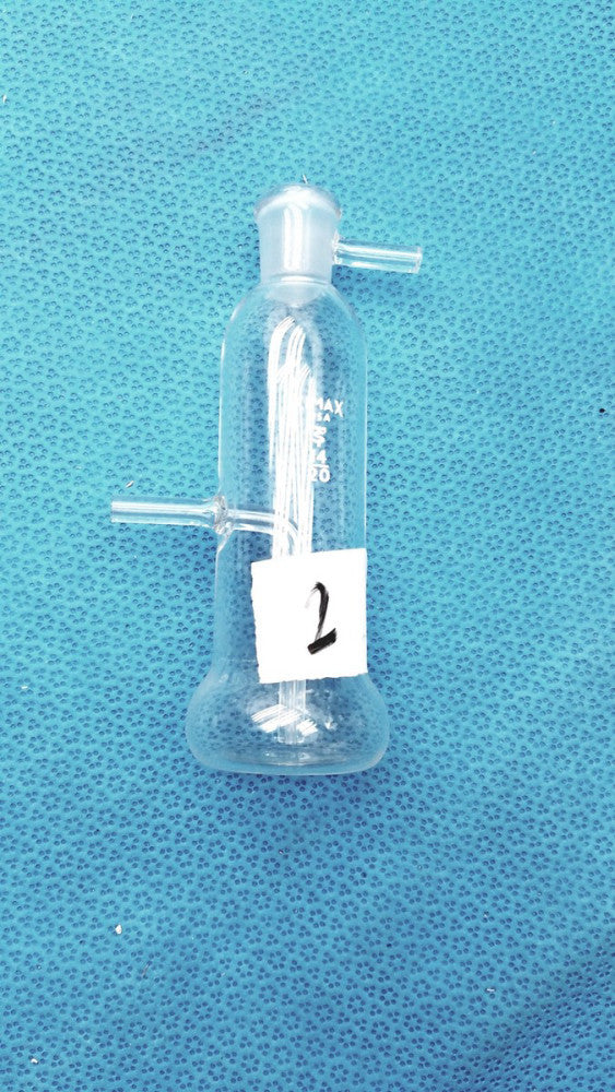 KIMAX Absorption Bulb Flask with Tubulation – 14/20 Ground Glass Joint