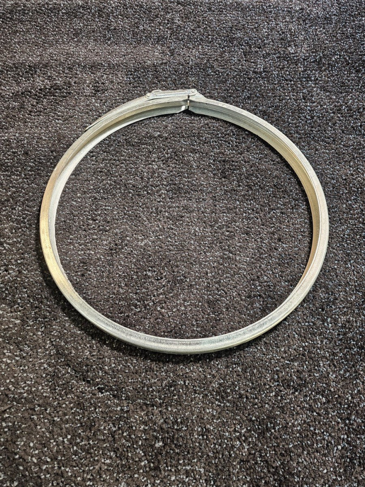(QTY 3) Thorlock 16" Dia Chrome Lever Lock Ring Stainless Steel for Steel Pails