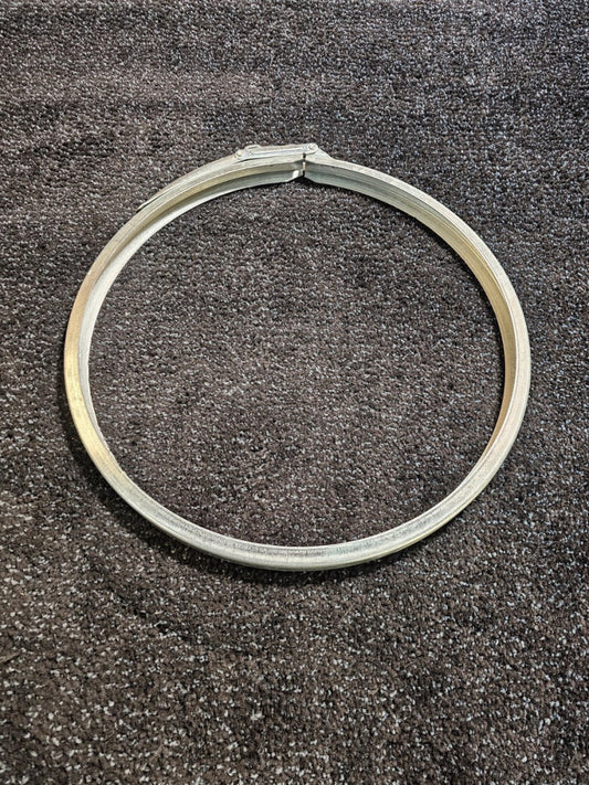 (QTY 3) Thorlock 16" Dia Chrome Lever Lock Ring Stainless Steel for Steel Pails
