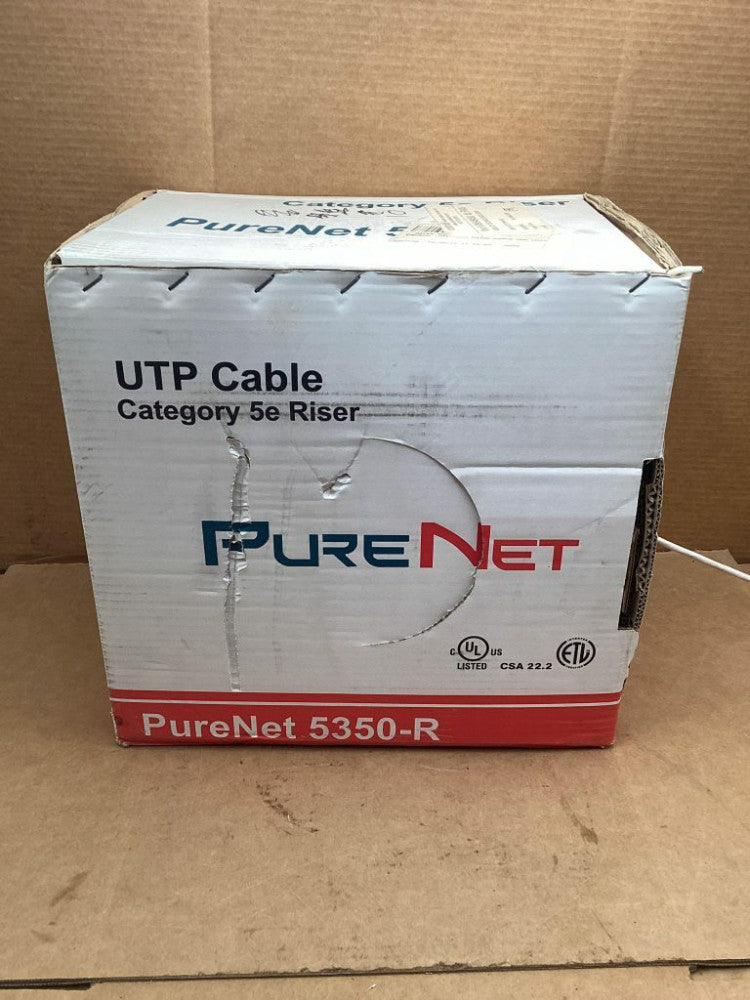 PureNet CAT5e 5350-R UTP Cable 4PR/24AWG White