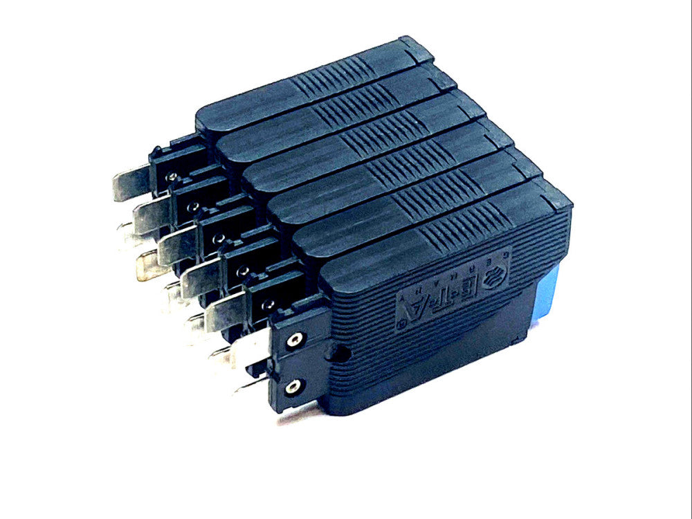 ETA 1180-01-10,0A Circuit Breaker Thermal Push-Push Actuation Plug-In LOT OF 6