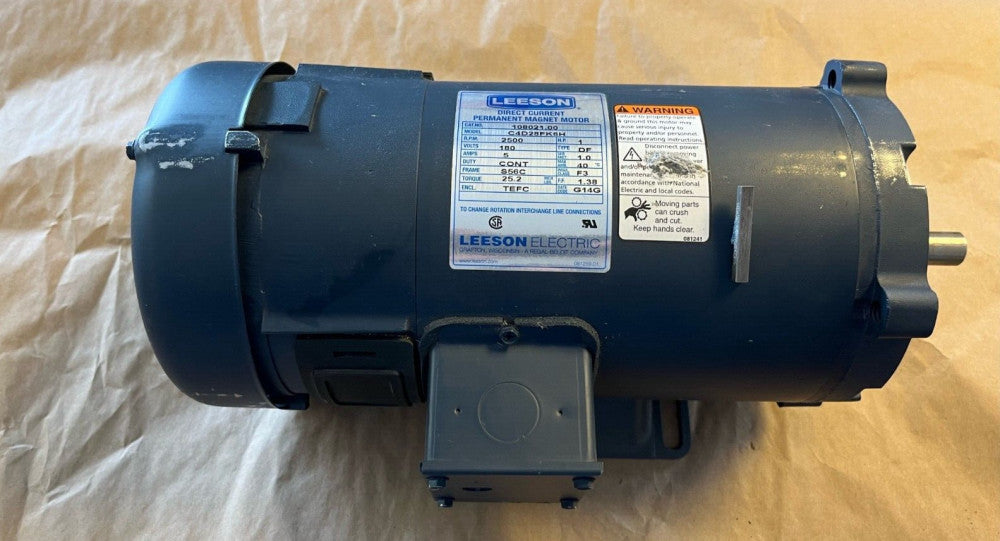 Leeson 108021.00 C4D28FK6H 1HP Direct Current Permanent Magnet Motor