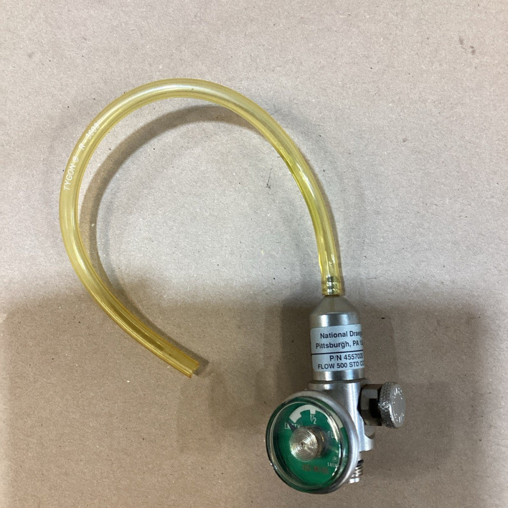 Draeger Cylinder Regulator Calibration Gas 500 CC Minute Draeger 4557020