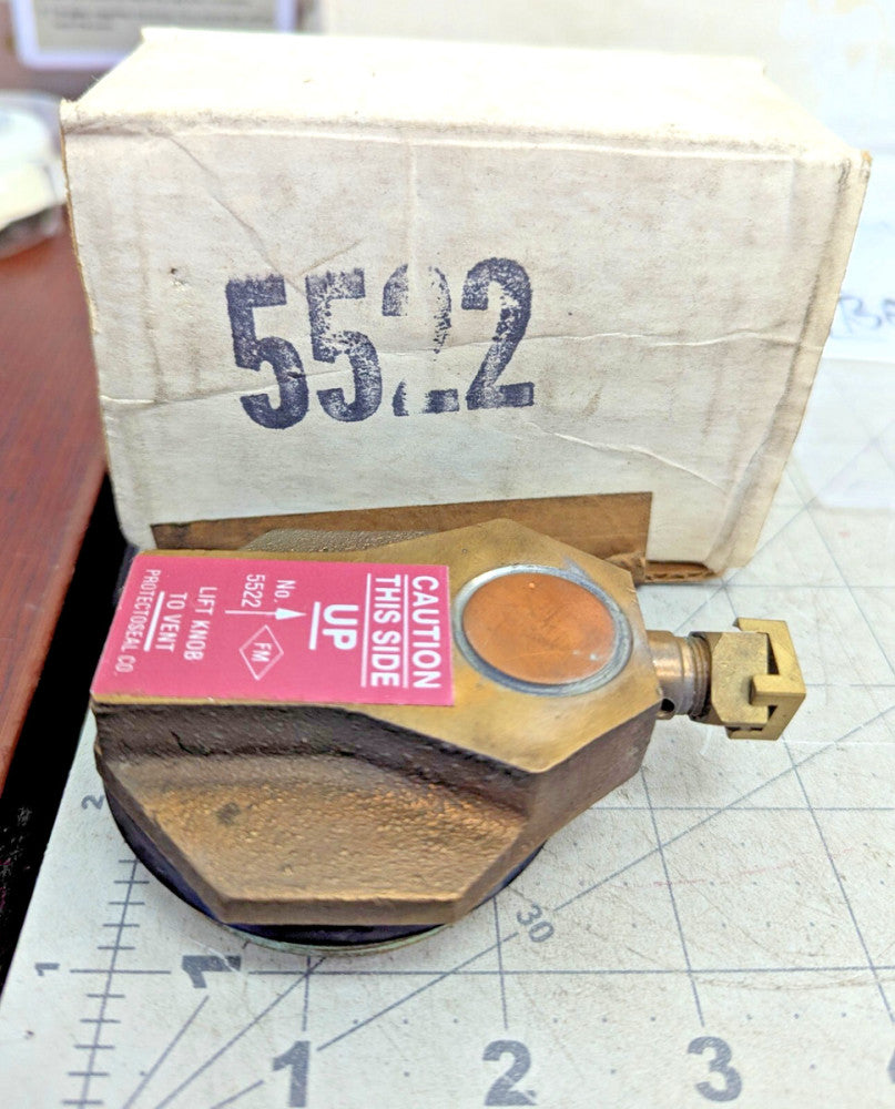Barrel ~ Drum 2” Bung Hole Safety Vent Protectoseal 5522 NEW [B8FL]