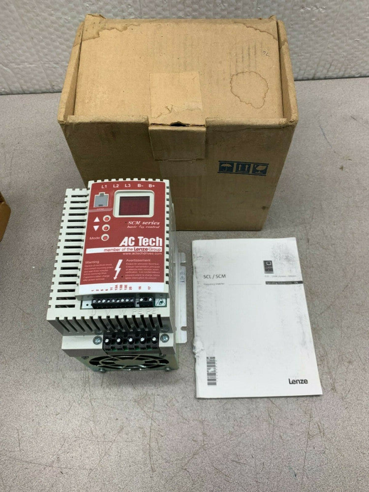 NEW IN BOX LENZE AC TECH VARIABLE SPEED 5HP DRIVE SM450
