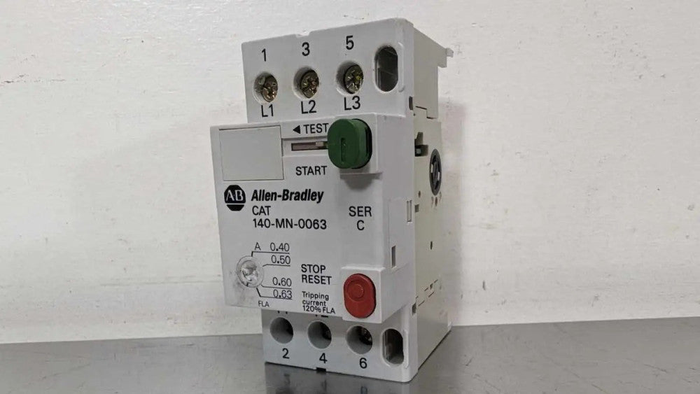 Allen-Bradley 140-MN-0063 Manual Motor Starter Circuit Breaker Ser C 0.40-0.63A