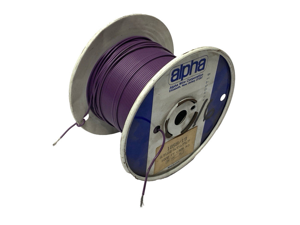 Alpha Wire 1858/19 Type B Wire 16AWG 600V SPOOL OF 640'