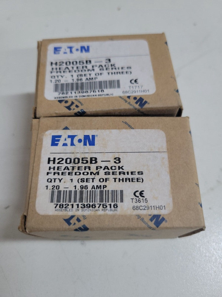 1-EATON-CUTLER HAMMER H2005B THERMAL ELEMENTS (3) PACK