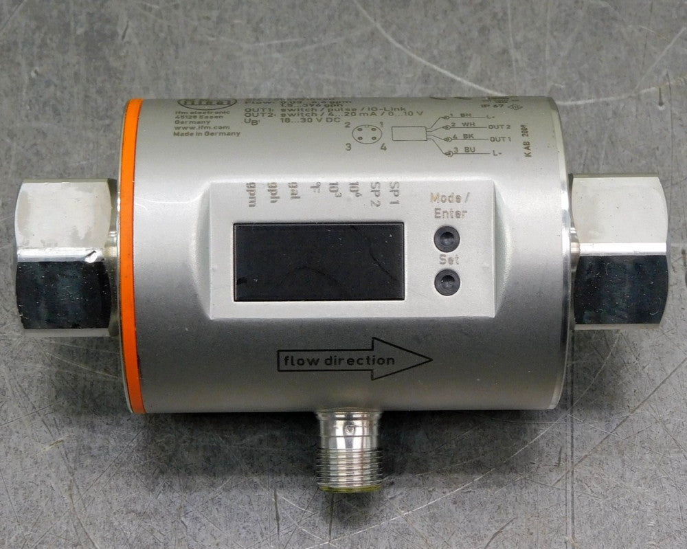 IFM Efector SM6601 Electromagnetic Inductive Flow Meter 16...30V DC 4...20mA