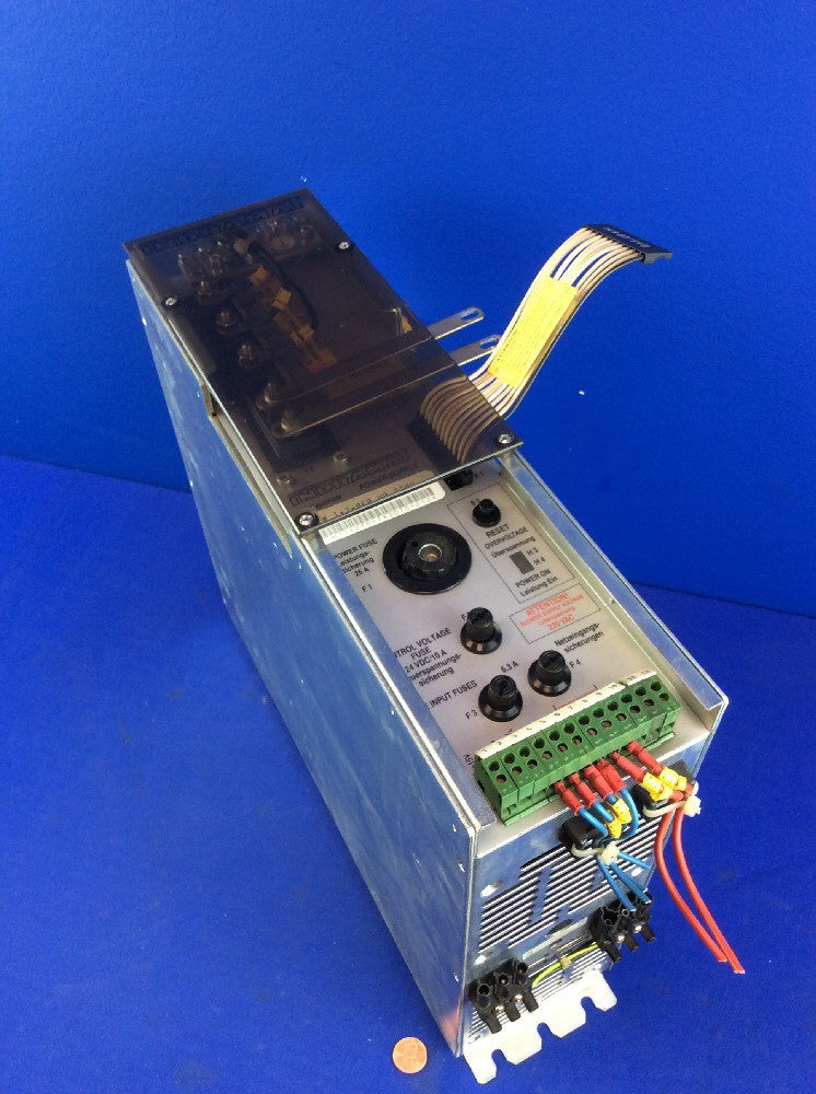 INDRAMAT TVM 1.2-050-W0-220V AC SERVO POWER SUPPLY W/ JUMPER BARS