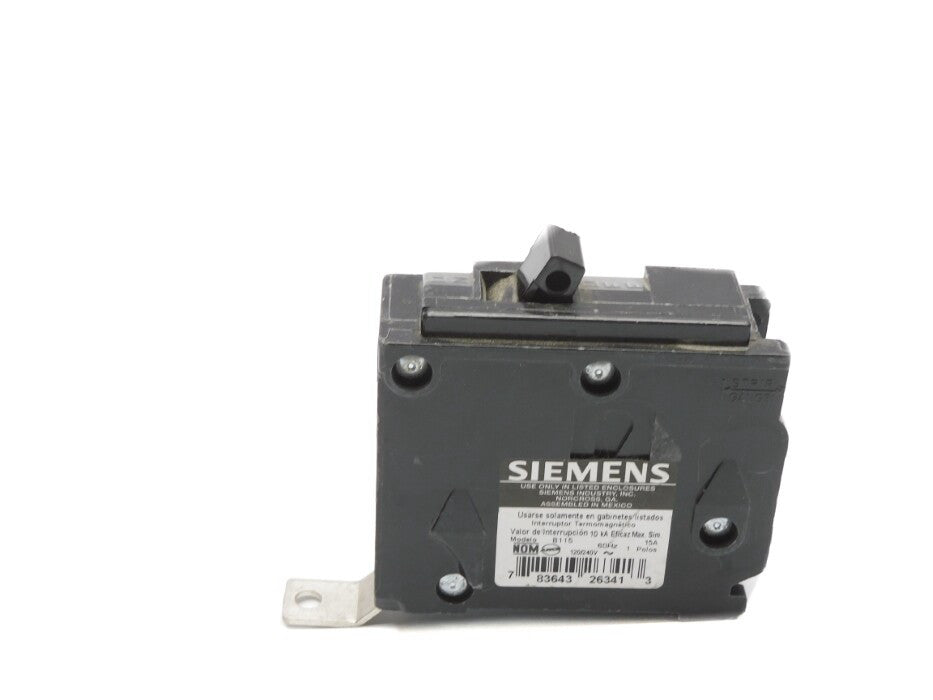SIEMENS B115 15A 120/240V UNMP