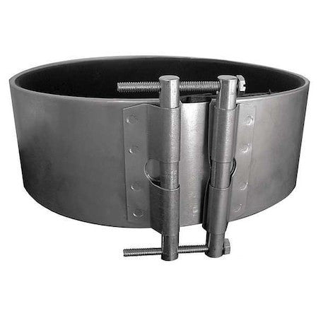 Ductmate Grlabqs7ga Round Duct Coupler, 7 In Duct Dia, Metal, 24 Ga Ga, 7 In W,
