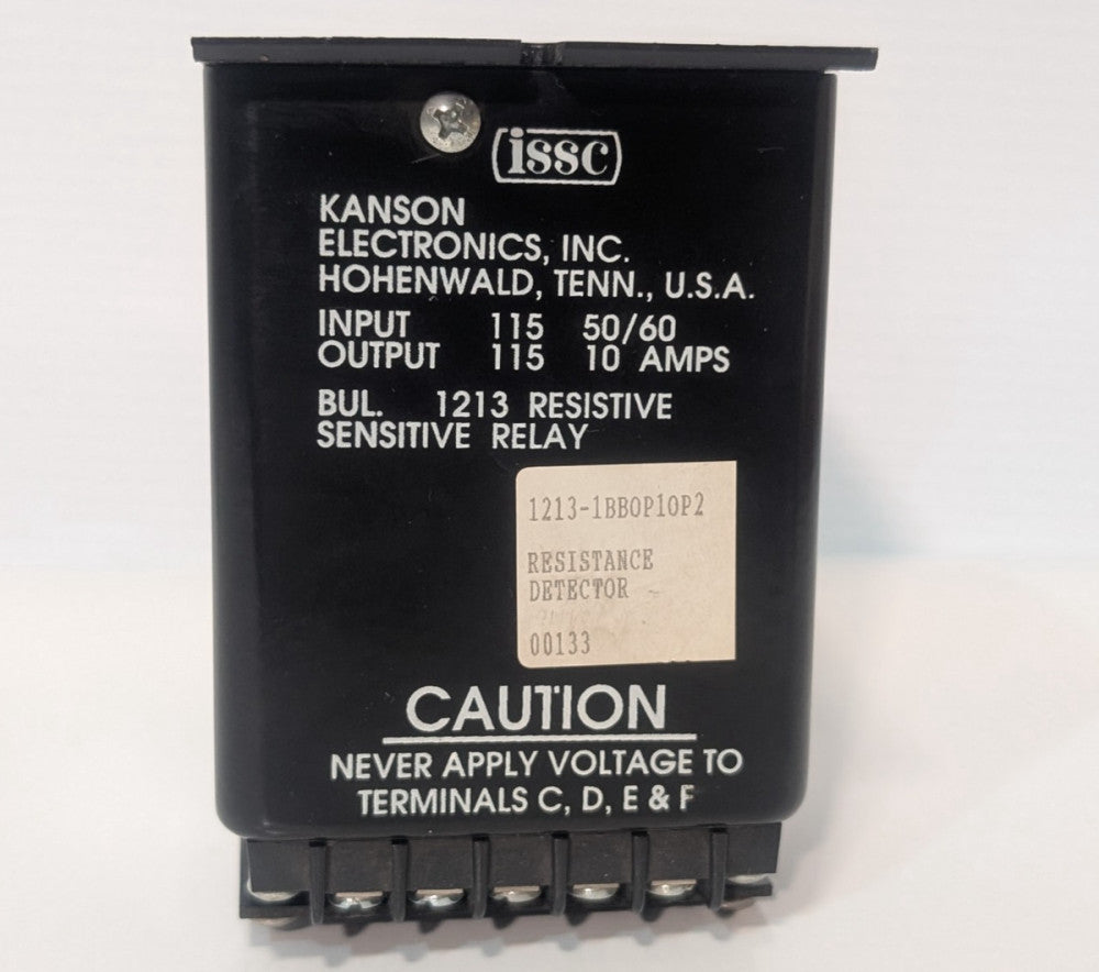 ISSC/ Kanson Electronics 1213 Resistive Sensitive Relay Base Mount Detector