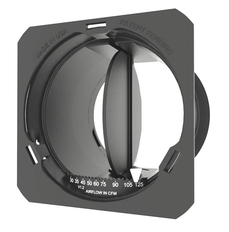 AAB Automatic Airflow - ABV-4 - 4" Dia. ABV DAMPER with 20-130 CFM - (NEW)