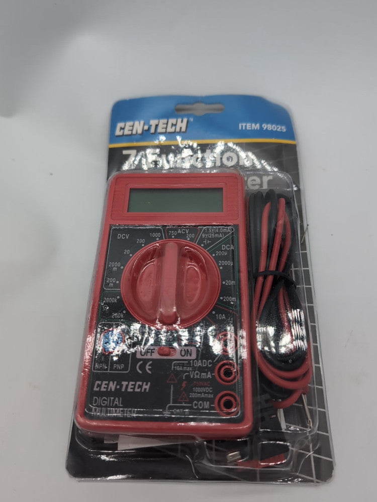 CEN-TECH 7 Function Digital Multimeter