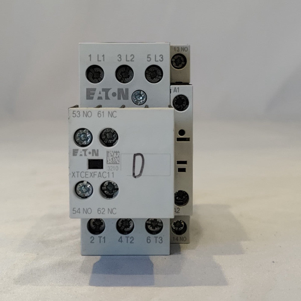Eaton XTCE025C10 40A Contactor 110/120V 50/60Hz With XTCEXFAC11 - USA