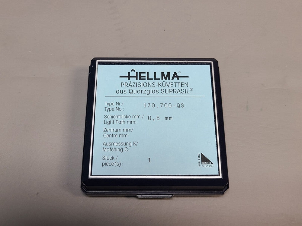 HELLMA LIGHT PATH FLOW THROUGH CELL QS 0.050 