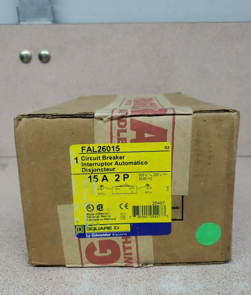 SQUARE D FAL26015 15 AMP CIRCUIT BREAKER
