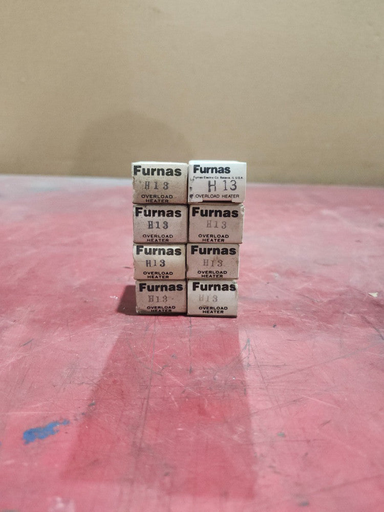 NEW IN BOX LOT OF 8 FURNAS THERMAL OVERLOAD HEATER  H-13
