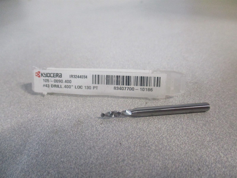 SGS (07366) #43 130° 1/8″ x 1-1/2" OAL Regular Spiral Circuit Board Drill Bit 