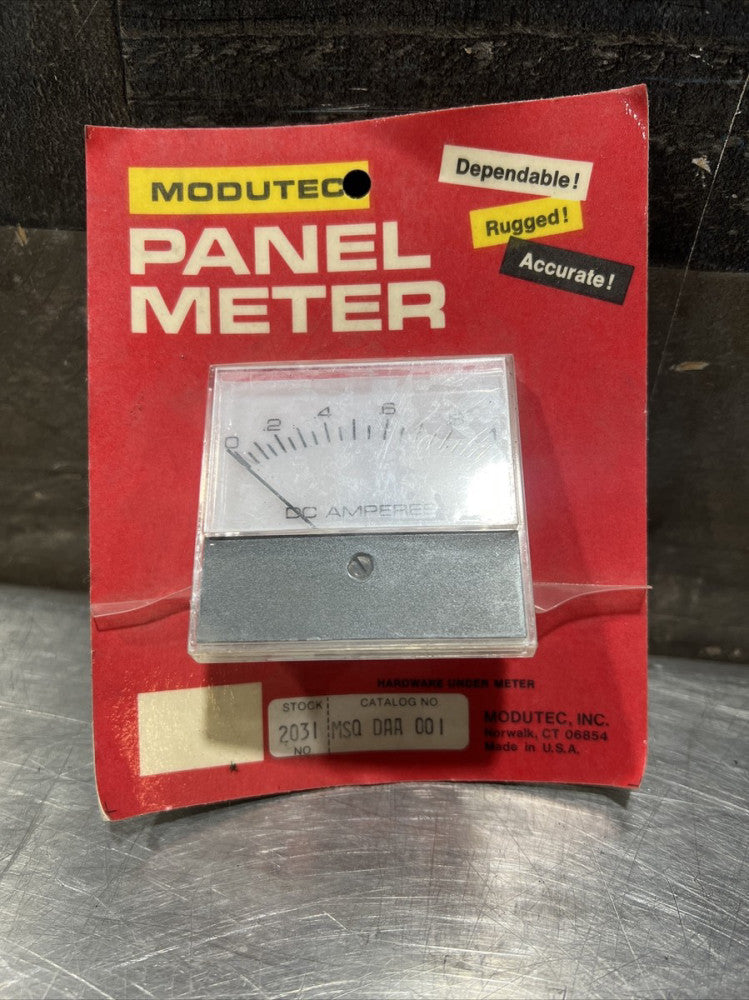 Modutec MSQ DAA 001 Panel METER, NOS Surplus
