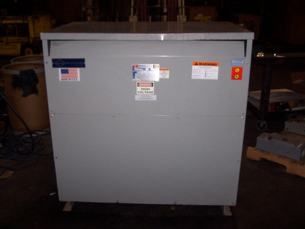 OLSUN 150 KVA SERVICE ENTRY TRANSFORMER 4160 HV 240 LV 
