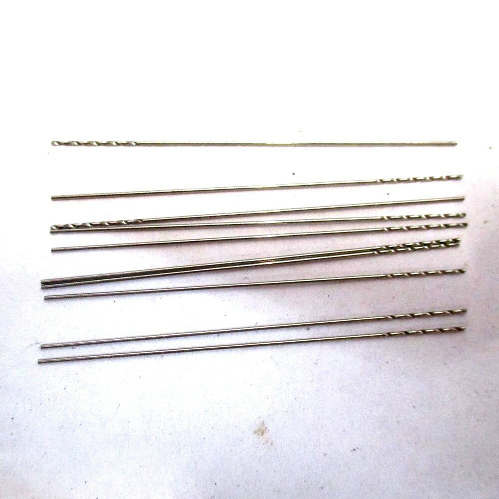 Nachi (1278436) 1/64 x 1-1/2 OAL 118° 2-Flute RH HSS Taper Length Drill - 10 QTY