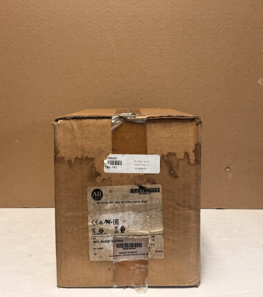 Allen Bradley MPL-B430P-SJ72AA INVERTER DUTY AC SERVO MOTOR Ser A (New Open Box)