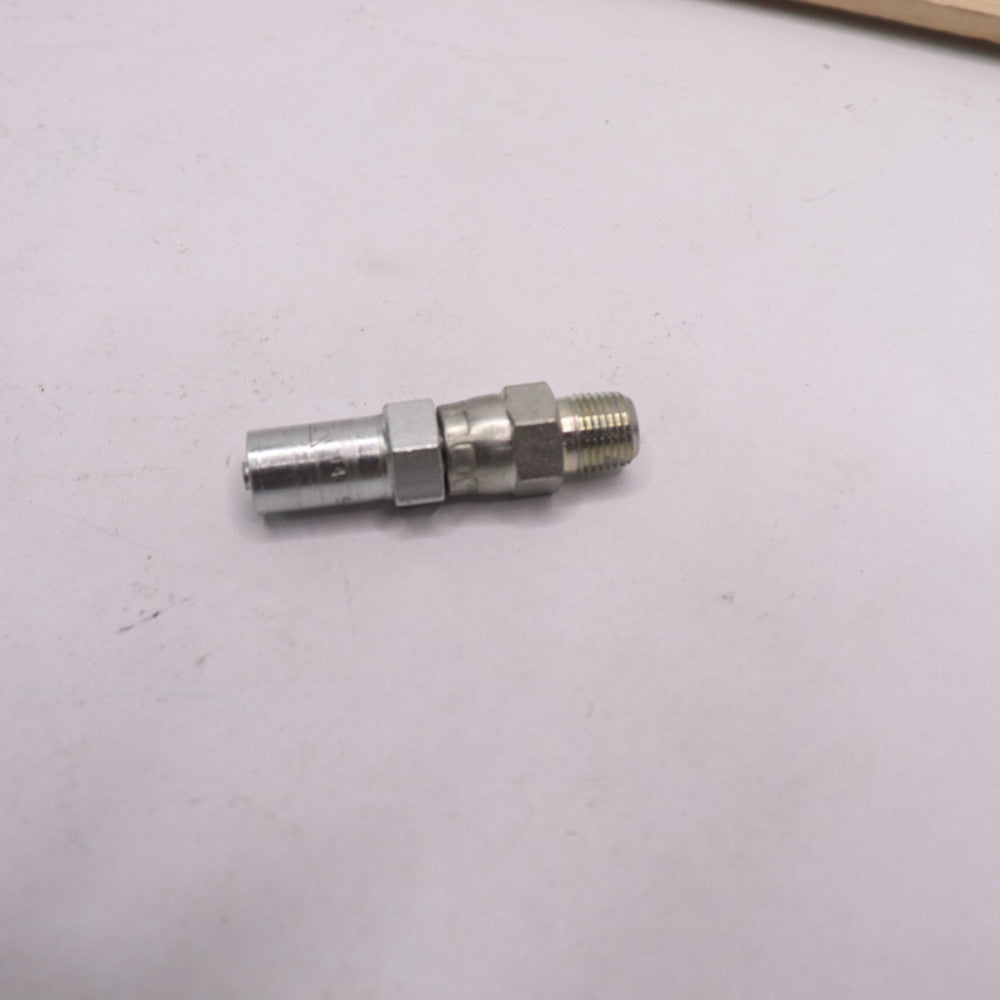 Male Pipe Swivel Straight 1/8" NPTF 90302-021400-0