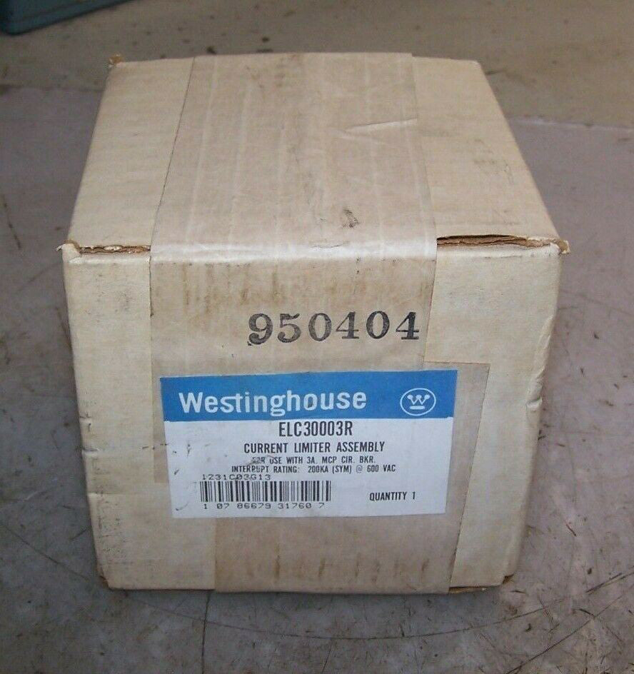 NEW WESTINGHOUSE 3 AMP CURRENT LIMITER 600 VAC 3 POLE  ELC30003R