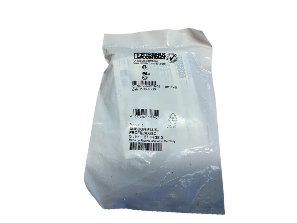 1pcs Phoenix Contact 2744380 bus connector SUBCON-PLUS-PROFIB/AX/SC