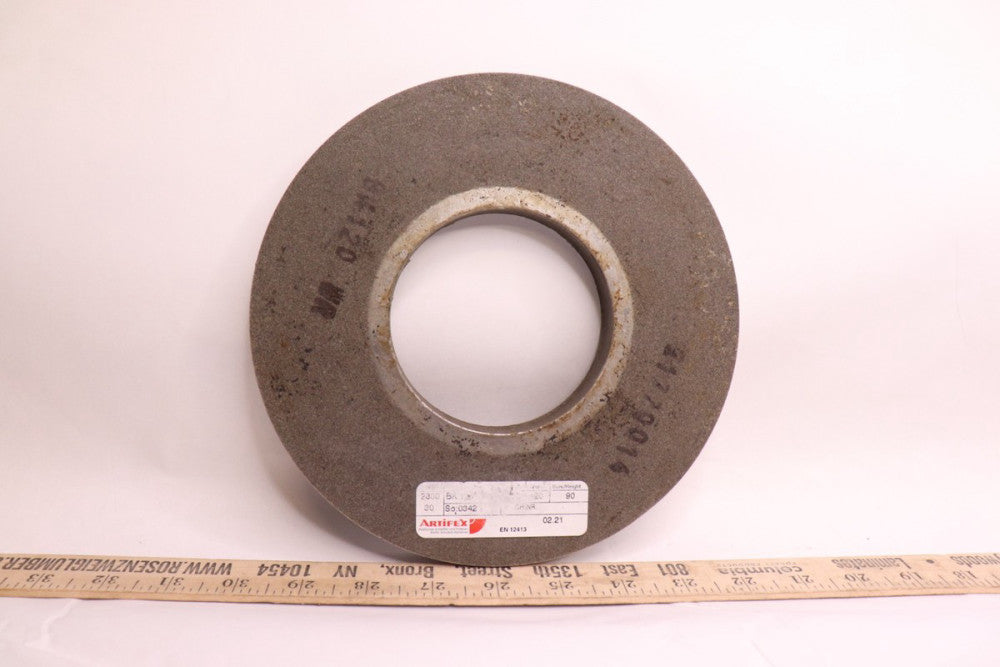 CRL Polishing Wheel 120 Grit Peripheral Type 7-7/8" Dia x 3/4" W 3-1/2" Bore