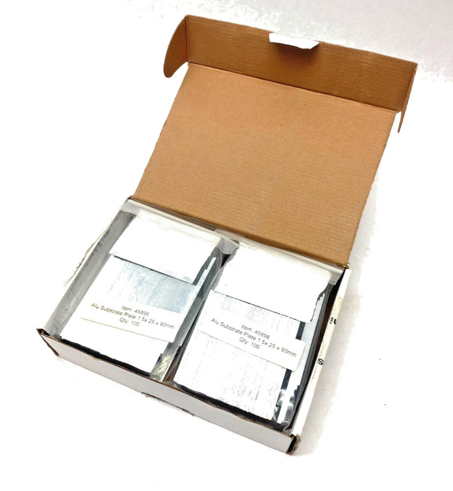 Hesse 45898 Aluminum Substrate Plate 1.5 x 25 x 90mm BOX OF 400