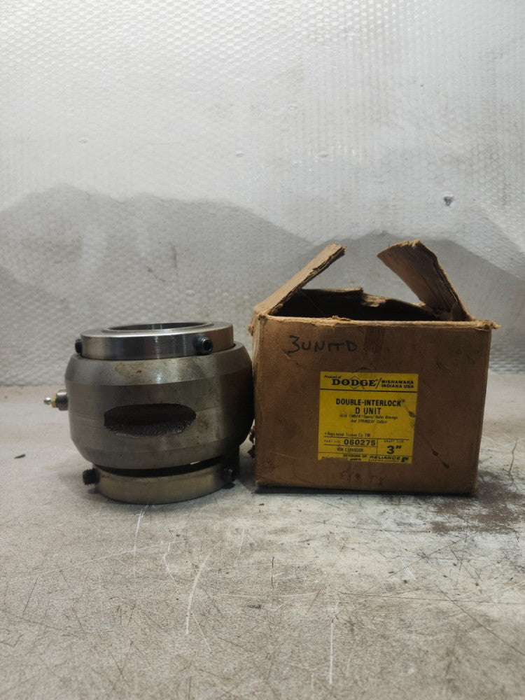 NEW IN BOX DODGE DOUBLE INTERLOCK D UNIT 3'' 060275