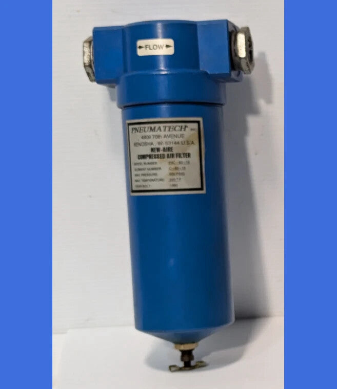 Pneumatech P4C-60-15 Filter Housing, 500psig Max, 225º Max Temp 