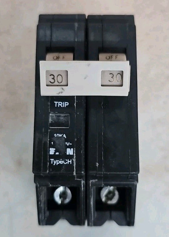 NTO Eaton Cutler Hammer CHF230 30 Amp 2 Pole 120/240V Circuit Breaker SEE PICS