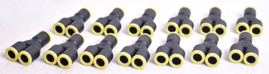 13 Count Legris TD22 Pneumatic Y Tube-to-Tube Push In Adapters 8-5/16