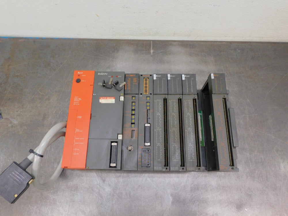 Mitsubishi Electric A61P Programmable Logic PLC Controller Assembly