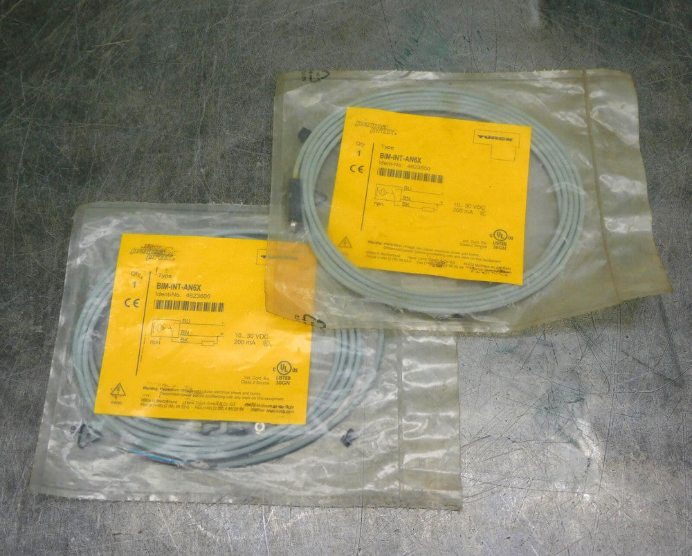 Turck BIM-INT-AN6X 4623600 Proximity Sensor 10-30V DC Lot of Two (2)