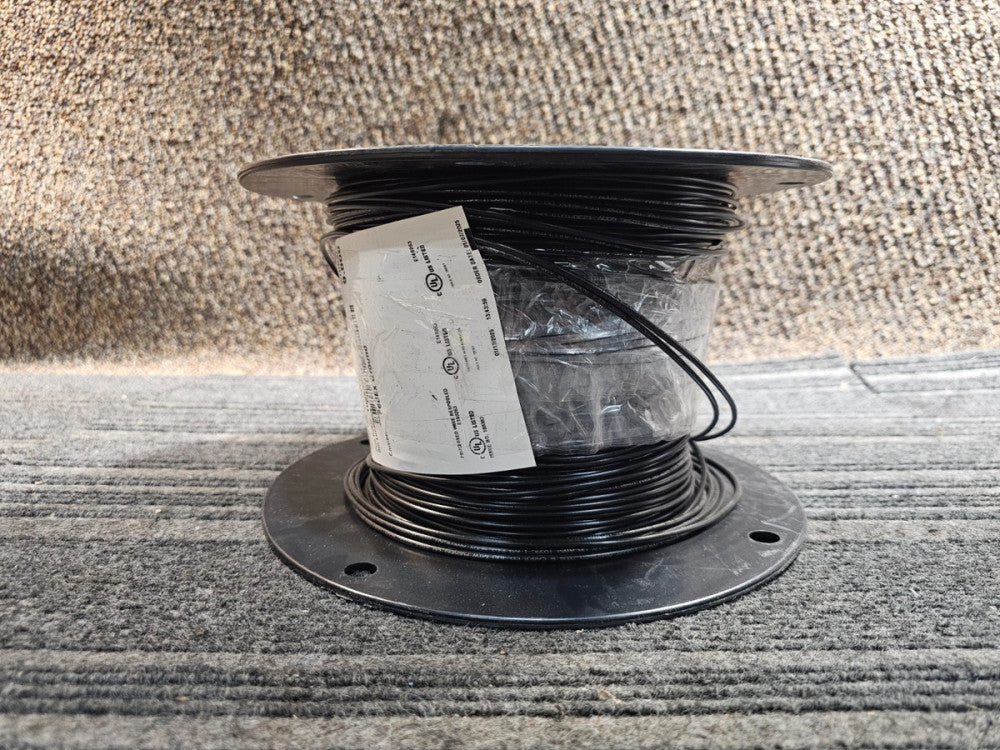 1000’ Draka 18ATEWBLAT Elevator Products 18AWG Wire Spool Black TEW
