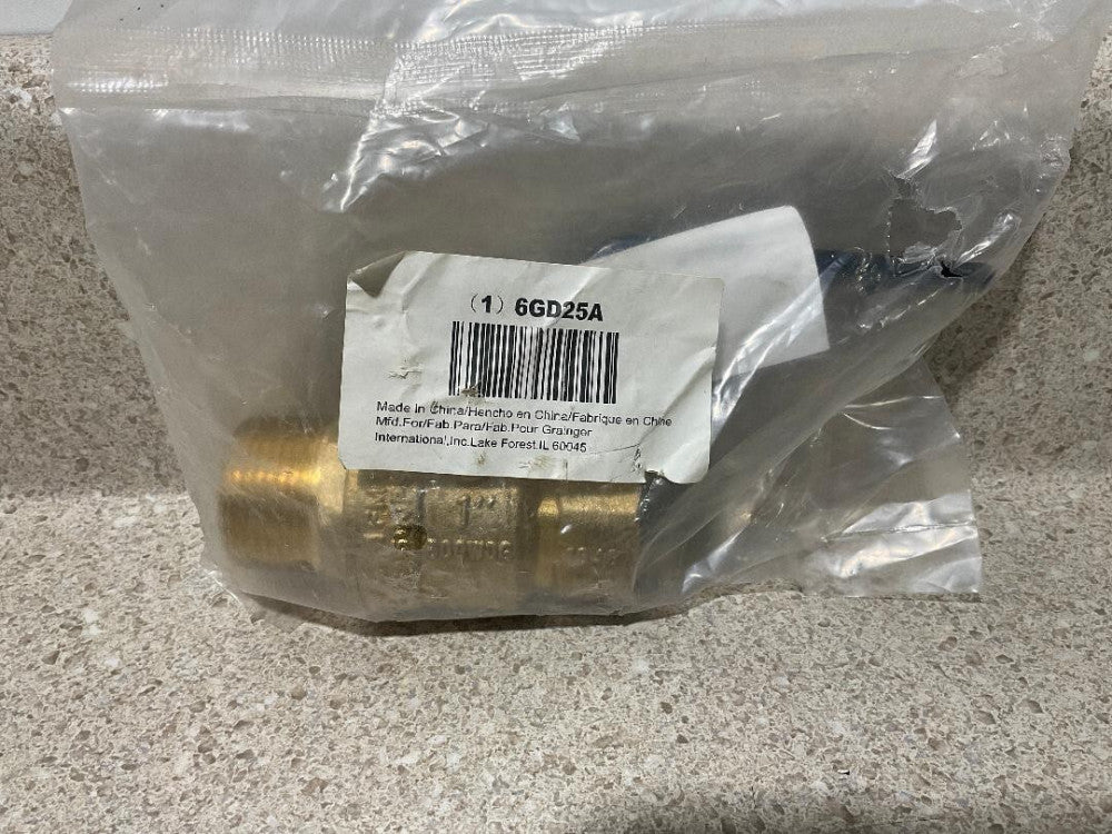 1"  Brass Ball Valve 6GD25A 600WOG NEW