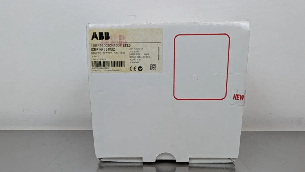 ABB 1SBP260050R1001 Remote Unit ICMK14F1 8 Digital Inputs 6 Relay Outputs CS31 B